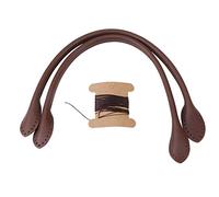 Cinghie per borse da 2 pezzi Cinghie per borsa in pelle Maniglia per tracolla Sostituzione tracolla per cinghie per borsa Accessori di ricambio(Marrone)