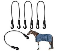 Cinghie per coperte di cavallo, 4 pezzi, strumento per equitazione, fissaggio invernale per coperte equine, per istruttori, veterinari, cavalieri, personale di stalla, scuole, ranchi e fattorie