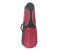 Cinghie per custodie triangolari Oxford con cuciture rosse e nere per custodia per violino 4/4 3/4 1/2 1/4 1/8 1/16 Custodia professionale per violino(1/16)