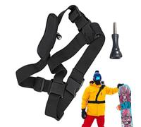 Cinghie per fotocamere, tracolla regolabile con fissaggio per zaino, porta fotocamera regolabile, accessori per fotocamere d'azione da viaggio, escursionismo, ciclismo, sci, sport acquatici