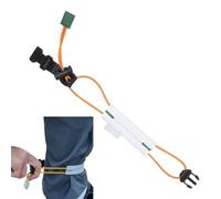 Cinghie per gamba per pantaloni da ciclismo, camicette per stivali, cintura alla caviglia, accessorio per bicicletta elastico regolabile, cinghie riflettenti per l'uso come polsino
