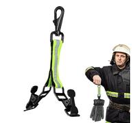 Cinghie per guanti antincendio - gancio in tessuto di nylon, clip riflettente regolabile, chiusura rapida per attrezzature, fissaggio per carichi pesanti | Per lavori di salvataggio antincendio