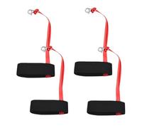 Cinghie per guanti da sci, cintura di sicurezza per guanti sportivi, cintura di sicurezza, 4 cordini da polso, manette per guanti da sci, anti-smarrimento per snowboard e sci