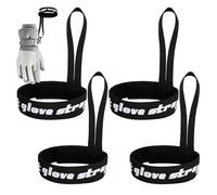 Cinghie per impugnature - Gymreapers | Cinturino da palestra, 4 cinghie da polso per guanti anti smarrimento per adulti, cinturino da polso per guanti invernali per attività all'aperto con fredd