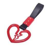 Cinghie per maniglie a forma di cuore - Charm universale per autobus della metropolitana, resistente agli , finitura resistente colori vivaci | facile installazione con fibbia per