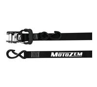 Cinghie per moto MotoZem con cricchetto, nere