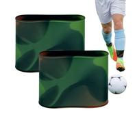 Cinghie per parastinchi da calcio, fasce per gambe da calcio in silicone, 1 paio di cinghie elastiche per parastinchi in silicone per allenamento di calcio, cinturino per parastinchi