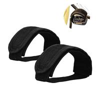Cinghie per Pedali Cyclette,Cinghie Fermapiedi Antiscivolo Regolabili,Cinghia Cinghia per Pedali della Bicicletta,Pedale Biciclette Cinghie,per Pedali di Biciclette Antiscivolo,2 Pezzi,Nero