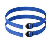 Cinghie per pedali per cyclette - 2 fasce ellittiche, cinghie regolabili per piedi per vogatore, accessori portatili per pedali, clip per pedali sotto la scrivania, per uso esterno