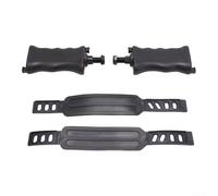 Cinghie per pedali per cyclette, set di cinghie antiscivolo per bicicletta, universali, adatte per pedali con filettatura da 1/2" e 9/16" (9/16")