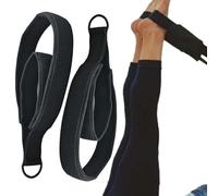 Cinghie per pilates Cinghie a doppio anello | Set di 2 cinghie per pilates a doppio anello, cinghie per il fitness per mani e piedi,Impugnatura per per piedi per attrezzature per il fitness du