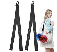 Cinghie per pon pon, supporto per da cheerleader - 2X Zaino Cheer Cheerleading Cordino Strap - Pompon Attrezzatura per lo stoccaggio per borse da allegria per partite di badminton, partite di
