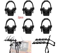 Cinghie per portabici per tubo da 0,98" nere Cinghie facili da