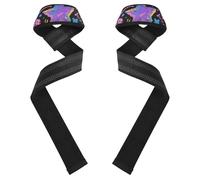 Cinghie per sollevamento pesi a forma di cuore con stelle, 66 cm, per esercizi di potenza, palestra, sollevamento pesi, bodybuilding, powerlifting, allenamento della forza
