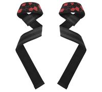 Cinghie per sollevamento pesi con geometrie irregolari, 66 cm, antiscivolo, per palestra, sollevamento pesi, bodybuilding, allenamento della forza