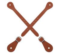 Cinghie per Speroni da Equitazione in PU 2 pezzi Regolabili per stivali | Leggere e Stabili, per Equitazione Casuale all'Aperto, Misura 25x3,2x1cm, Adatte a Professioniste