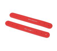 Cinghie per Speroni Regolabili in TPE Attrezzatura da Equitazione e Durevole per Signore e Signori 20x2,5 Cm 1 Paio per Competizioni (Rosso)