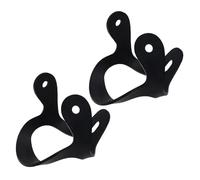 Cinghie per Speroni Western, Cinghie di Fissaggio per Tallone, 2 Pezzi, Kit di Lusso a 3 Vie in Gomma