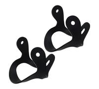 Cinghie per Speroni Western in Gomma, 2 Pezzi (17.3x7.4cm / 6.8x2.9in) - Cinghie di Fissaggio per Tallone per Addestramento Cavalli