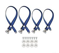 Cinghie per trampoli per cartongesso, cinghie regolabili in nylon con fibbie in metallo per un supporto stabile per costruzione e acrobazie