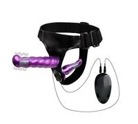 Cinghie Regolabili indossabili con Vibrazione Doppio Cinturino con Doppia Asta 7,28 Pollici(Color:Purple,Size:)