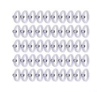 Cinghie resistenti per rete da calcio resistenti e per un fissaggio sicuro alla rete ai pali della porta, regolabili per vari binari, confezione da 50 pezzi (50 pezzi)