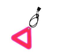 Cinghie riflettenti, ciondolo di sicurezza per bicicletta, gancio | Gamma di visibilità di 200 m, materiale microprisma in PVC, fibbia elastica inclusa, per ciclismo, zaino e sella