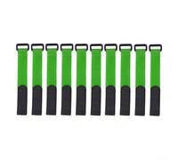Cinghie riutilizzabili per canna da pesca, fascette fermacavi in nylon, organizer da pesca regolabili, multiuso per la gestione della pesca all'aperto (verde)