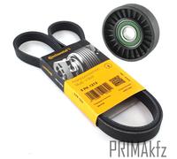 Cinghie Scanalate Conti + Rullo di Serraggio per Opel Astra G H Corsa C 1.6 1.8