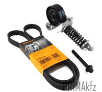 Cinghie Scanalate Conti + Tendicinghia per Opel Astra J P10 Corsa D E 1.2 1.4