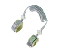 Cinghie sicurezza per bambini riutilizzabili Meccanismo bloccaggio a doppia testa a sgancio rapido Cotone traspirante Costruzione in ABS metallico Imbracatura portatile anti-smarrimento per Cavo