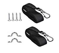 Cinghie superiori regolabili per bimini Cinghia per copertura per barche con moschettone a doppia estremità Hardware per tendalino per barche 2 pezziCinghie superiori regolabili per bimini per