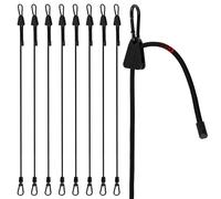 Cinghie Truck 8 pezzi corde elastiche regolabili con moschettone cinturino elastico esterno sicuro da 7-48 pollici for carrelli portabagagli da carico camion