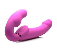 Cinghie U 10X Evoke Ergo Fit Gonfiabile E Vibrante Silicone Strapless Strap-on