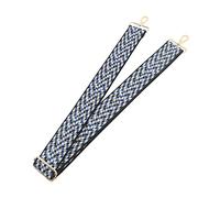Cinghie Universali per Fotocamera, Cinghie Intrecciate più Spesse, Cinghie da Collo per Fotocamera in Poliestere con Chiusura a Pressione, Possono Essere Utilizzate Come (Nero Blu Bianco)