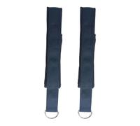 Cinghie Yoga Pilates Doppio Anello, 2 Pz/set Fasce Pilates Doppio Anello, Durevole E Perfettamente Inserito Doppio Cinghia Per Pilates Riformatore, Yoga Doppio Anello, Nero