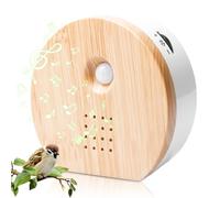 Cinguettio per uccelli con supporto a parete, scatola per rumori naturali, canto degli uccelli con rilassante canto degli uccelli, fonte di foresta, rumori naturali Soundbox cinguettio (rotondo)