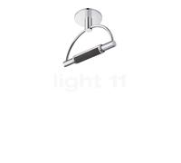 Cini&Nils Gradi Mini Lampada da soffitto LED, cromo lucido/riflettore griglia