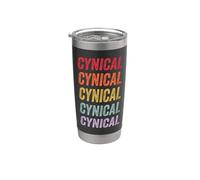 Cinico Bicchiere termico in acciaio inox doppia parete