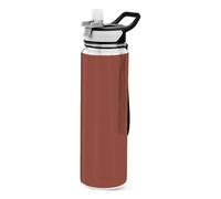 Cinnabar Red Progettato Sport Bottiglia d'acqua per Diario Sport Viaggi Casa Ufficio