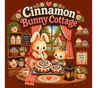 Cinnamon Bunny Cottage: Calm & Cozy Bakery Coloring Book for Adults