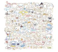 Cinnamoroll, 100 adesivi per cartoni animati, in vinile, impermeabili, per laptop, chitarra, skateboard, moto, bicicletta, adatti per adulti e adolescenti