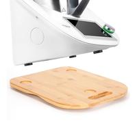 Cinnani Tavola Scorrevole per Bimby TM6 TM5, Base Scorrevole per Bimby TM6/TM5, Vassoio Scorrevole in Legno di Bambù, Accessori per Bimby TM6 TM5