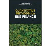 Cino Robin Castelli Cyril Sh Quantitative Methods for ESG Fi (Copertina rigida)