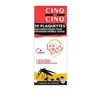 Cinq sur cinq Repellente per zanzare per diffusore 30 compresse - Integratore/Repellente