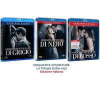 CINQUANTA SFUMATURE - La Trilogia (3 Blu-ray) Ed. Italiana
