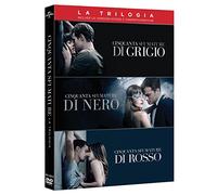 3 Dvd Box CINQUANTA SFUMATURE - GRIGIO + NERO + ROSSO trilogia completa nuovo