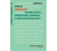 Cinque canti. Ediz. critica