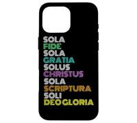 Cinque cristiani riformati 5 Solas Riformation Day Church Custodia per iPhone 16 Pro Max