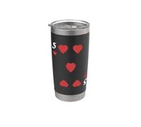 Cinque Di Cuori Bicchiere termico in acciaio inox doppia parete